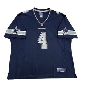 NFL Pro Line Dallas Cowboys Dak Prescott 4 Jersey Mens 2XL Navy Blue Football